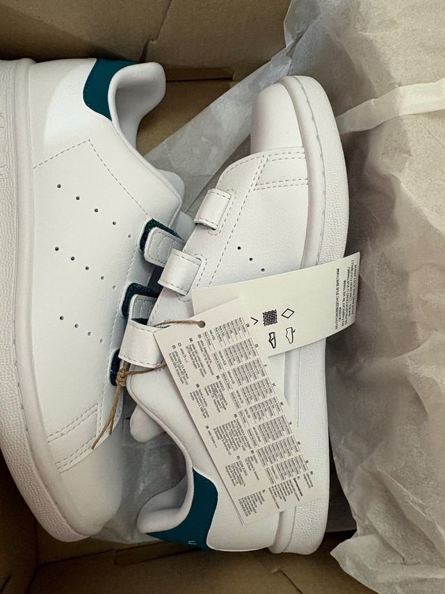 Tenis Adidas Stan Smith Velcro Talla 35