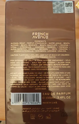 French Avenue Vulcan Sable Perfume