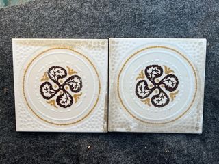 Azulejos antiguos decorados