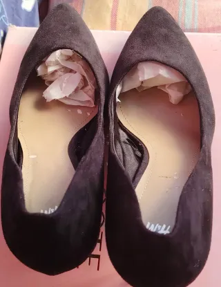 Scarpe décolleté H&M camoscio tacco 8 cm