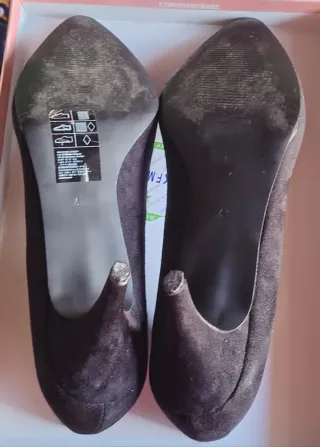 Scarpe décolleté H&M camoscio tacco 8 cm