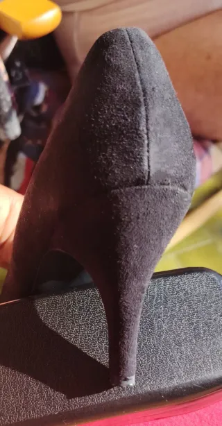 Scarpe décolleté H&M camoscio tacco 8 cm