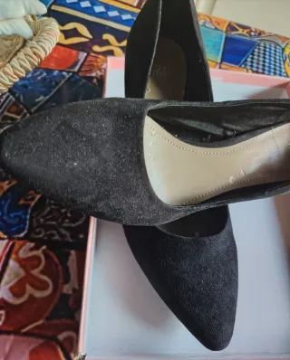 Scarpe décolleté H&M camoscio tacco 8 cm