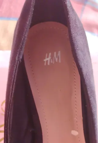 Scarpe décolleté H&M camoscio tacco 8 cm