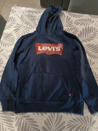 Felpa Levi's blu con logo