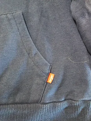 Felpa Levi's blu con logo