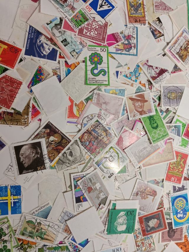 1000 Sellos Alemania Federal Conmemorativos.