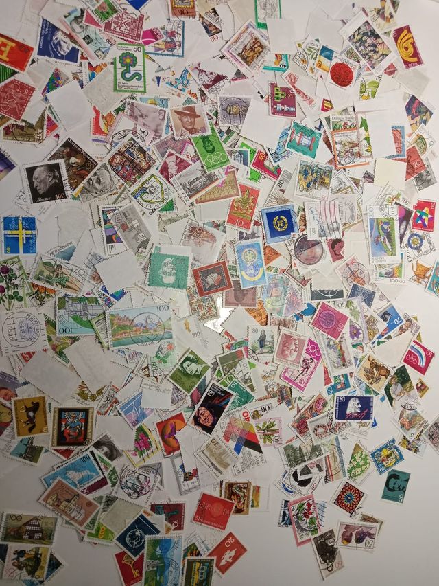 1000 Sellos Alemania Federal Conmemorativos.