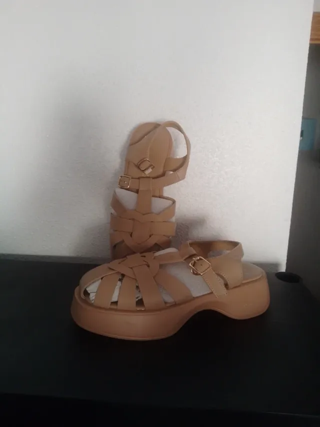 Sandalias Shein Talla 37 Beige