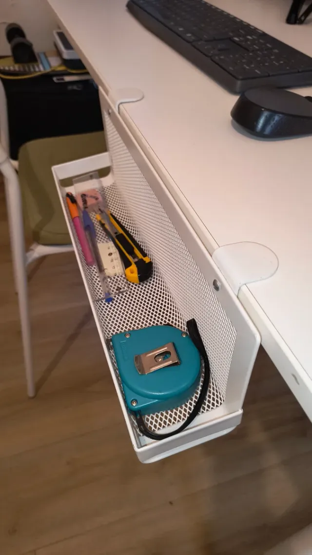 Organizzatore metallico per stagione primaverile Ikea bianco