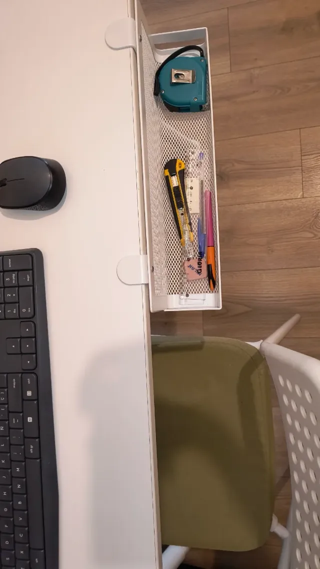 Organizzatore metallico per stagione primaverile Ikea bianco