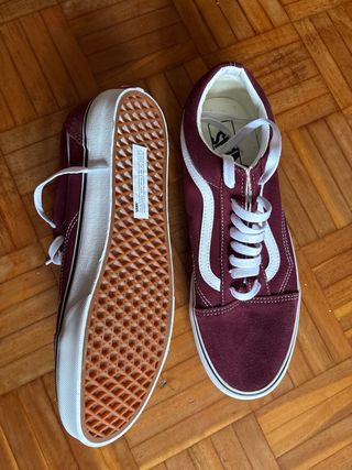 Zapatillas Vans granates