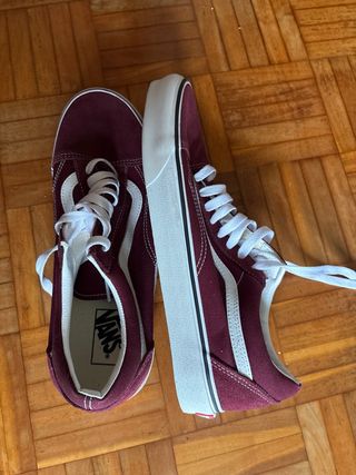 Zapatillas Vans granates