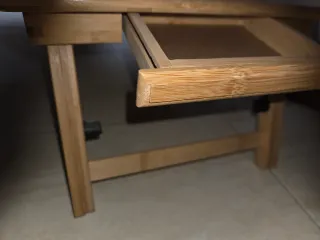 Mesa portátil de bambú