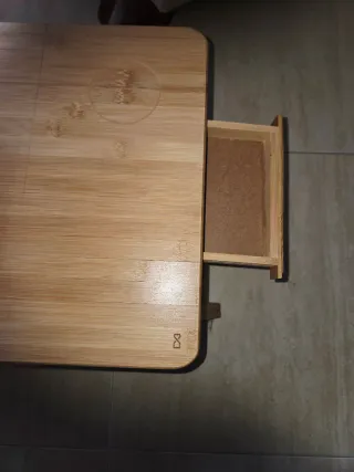 Mesa portátil de bambú