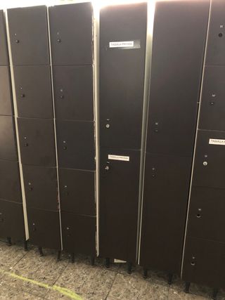 Taquillas de madera para gimnasio