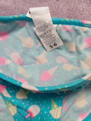 Bikini bambina 6 anni fantasia gelato