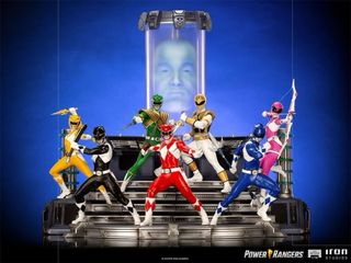 BLACK RANGER POWER RANGERS 1/10 IRON STUDIOS