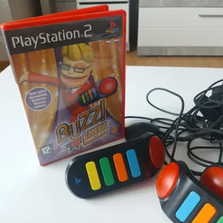 Buzz! El Mega Concurso PS2 + Mandos