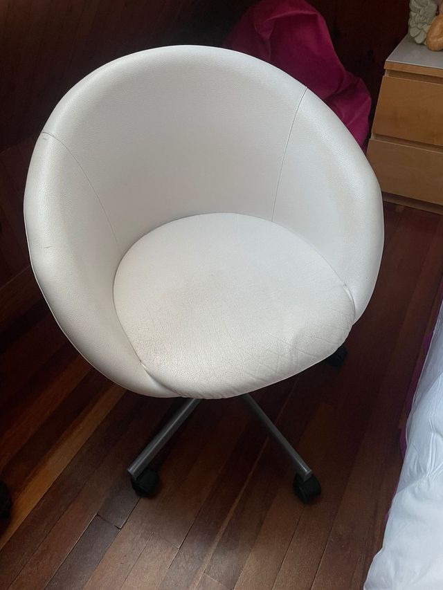 Silla de escritorio Ikea blanca