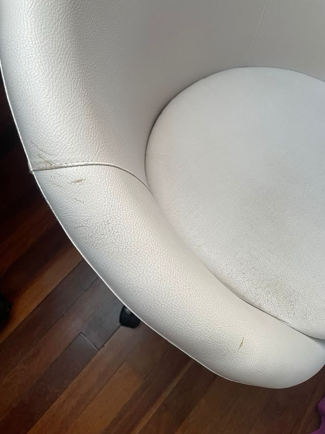 Silla de escritorio Ikea blanca