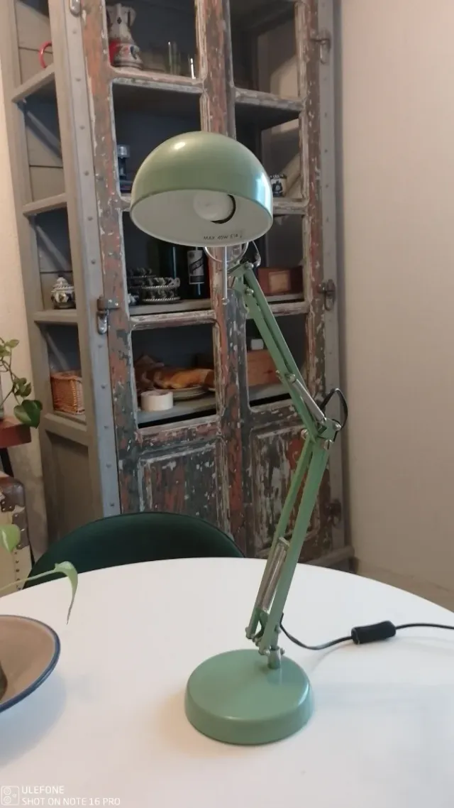 Flexo Ikea Verde Menta Metal