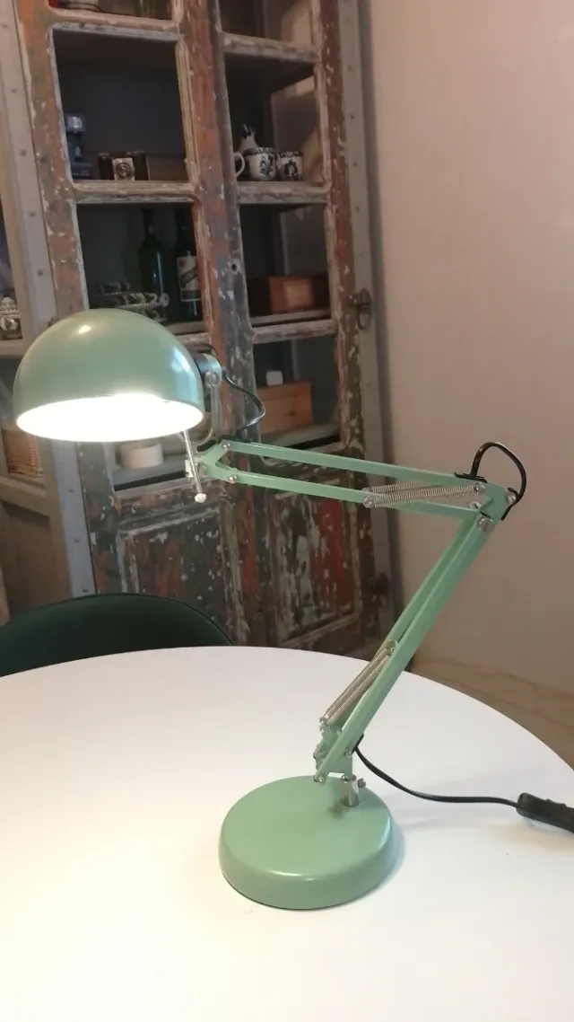 Flexo Ikea Verde Menta Metal