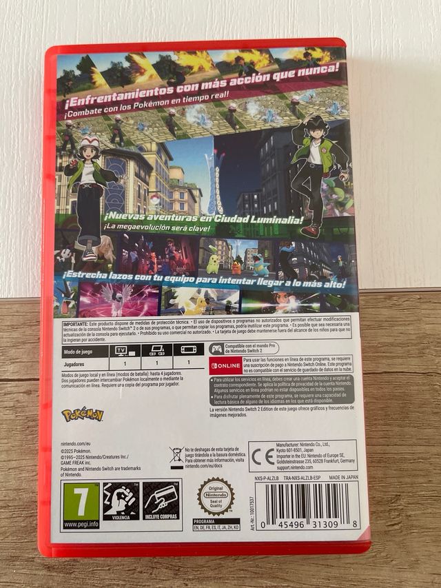Leyendas Pokémon Z-A Nintendo Switch 2 Ed.