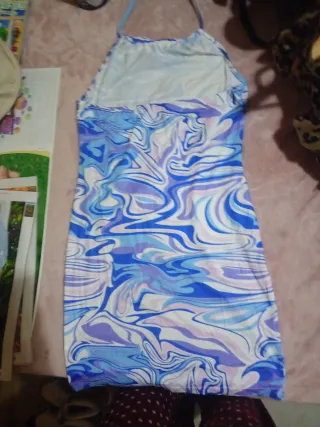 Vestido estampado abstracto