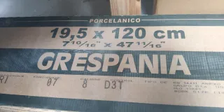 Suelo Porcelánico Grespania 19,5 x 120 cm
