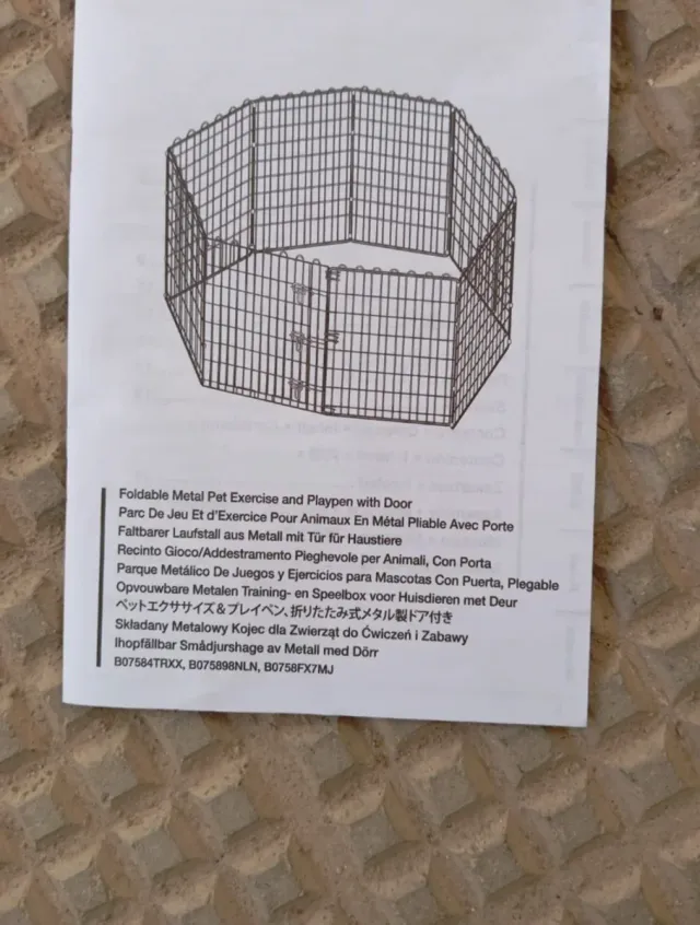 Parque/Barrera para mascotas