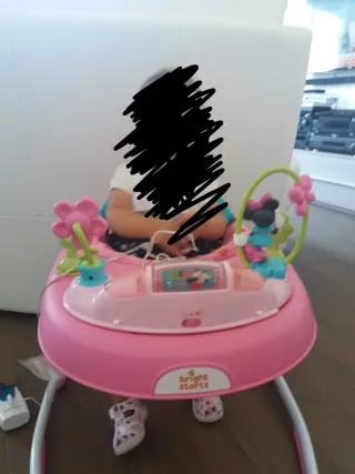 Girello primi passi Minnie Mouse