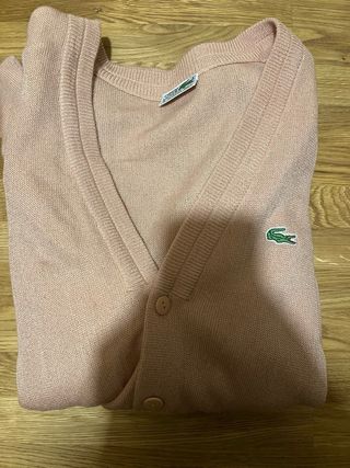 Cárdigan rosa Lacoste