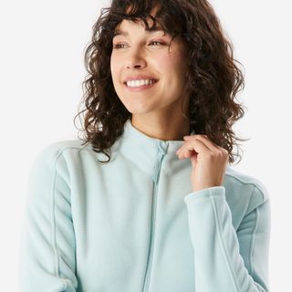 Chaqueta polar de montaña y trekking Mujer Quechua MH500