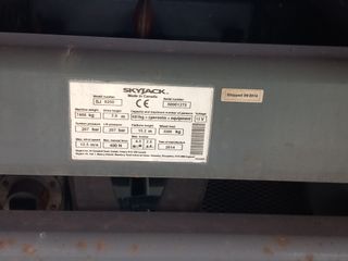 Tijera Diésel Skyjack SJ9250 17m 4x4 Ocasion