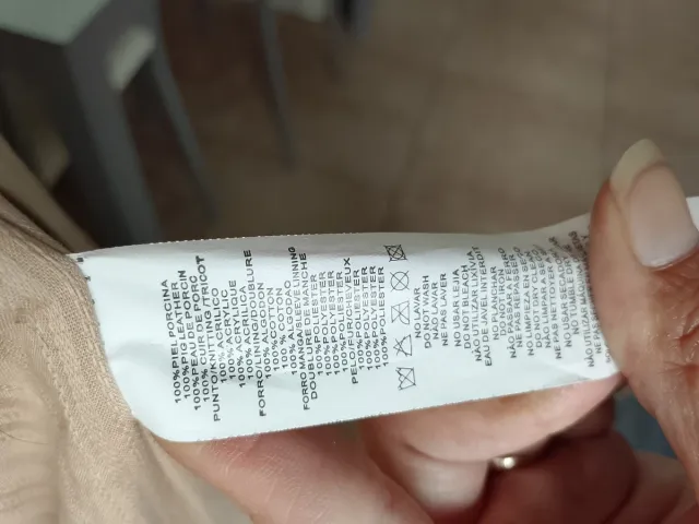 Abrigo piel vuelta capucha pelo mujer Talla S