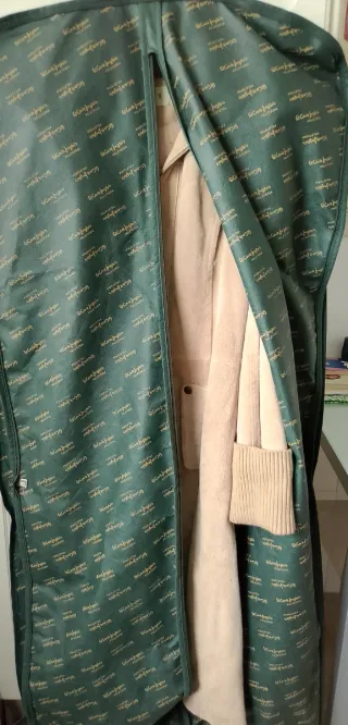 Abrigo piel vuelta capucha pelo mujer Talla S