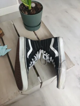 Zapatillas Vans SK8 Hi Negras Talla 41