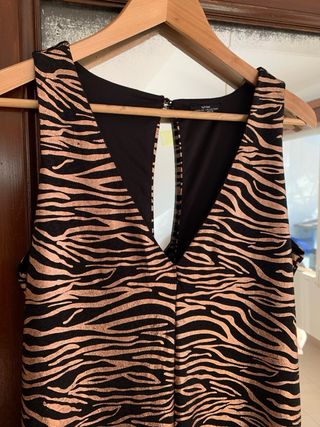 Mono tirantes estampado tigre fiesta talla L