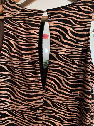 Mono tirantes estampado tigre fiesta talla L