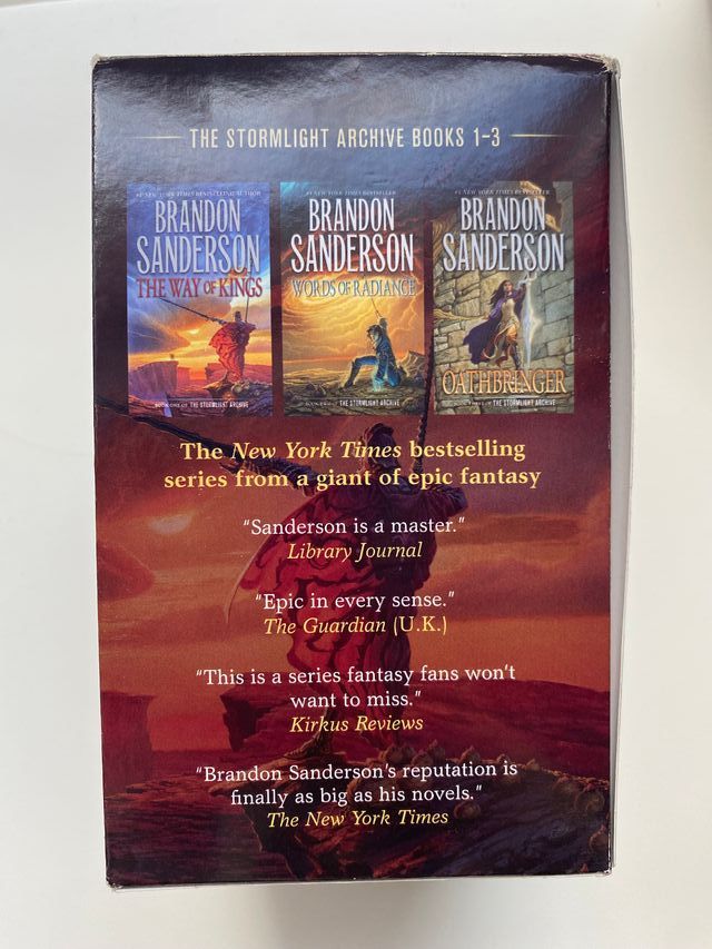 Stormlight Archive MM Boxed Set I, Books 1-3: T...