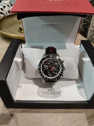 Reloj Tissot Cronógrafo Negro/Plateado