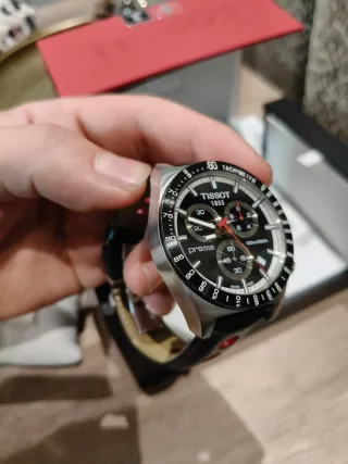 Reloj Tissot Cronógrafo Negro/Plateado