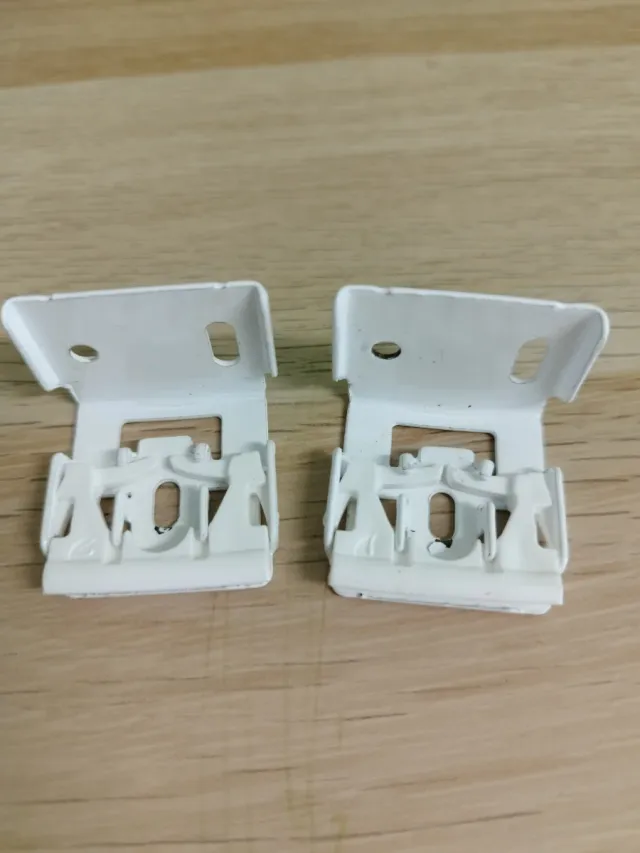 Estores blancos de tela