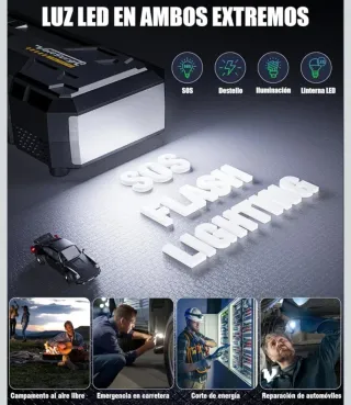 Arrancador Coche y Powerbank Nuevo