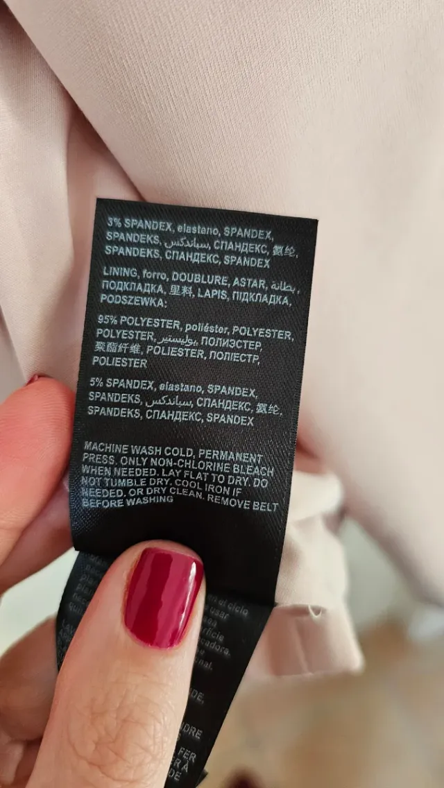 Gabardina Bebe rosa claro