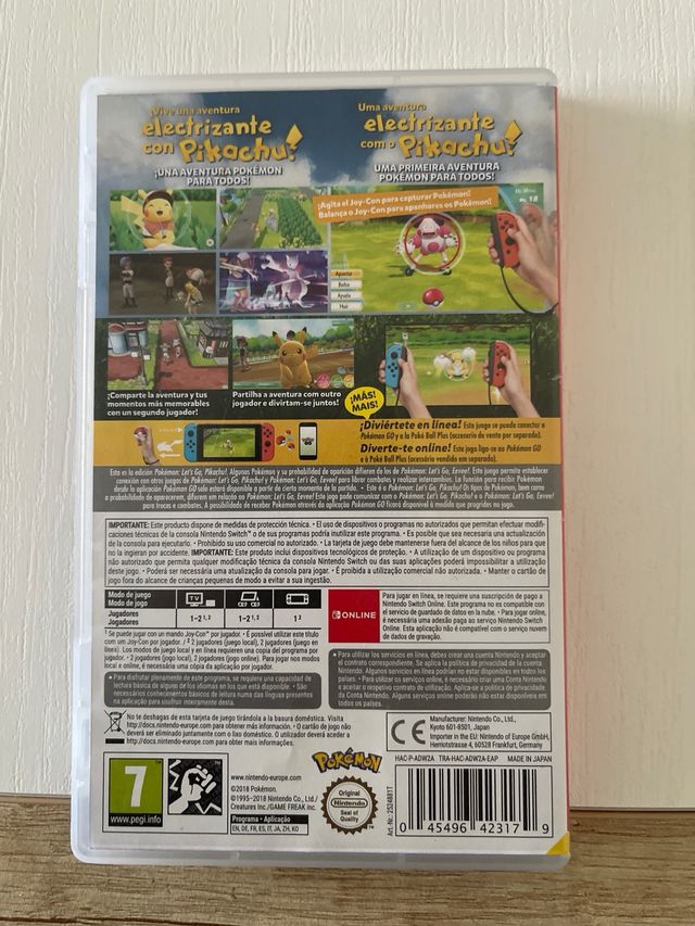 Nintendo Switch Pokémon Let's Go Pikachu!