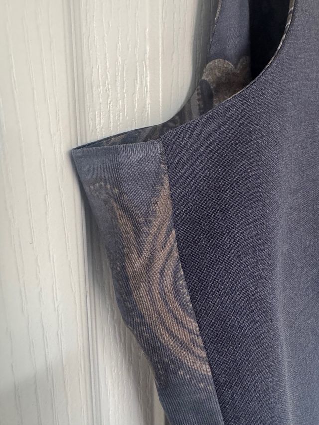 Gilet ETRO Navy Paisley Taglia 46