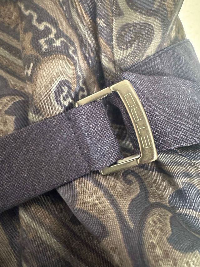 Gilet ETRO Navy Paisley Taglia 46