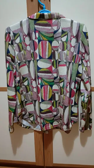 Camisa estampada multicolor